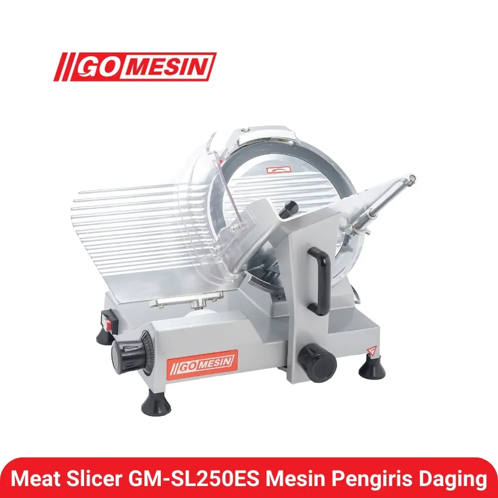Mesin Pengiris Daging Meat Slicer GM-SL250ES Gomesin – Cocok untuk Restoran & UMKM