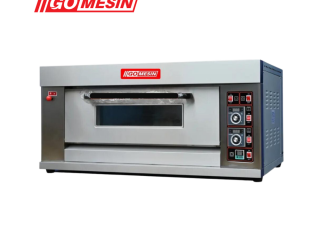 Oven Gas Bakery GM-RFL12C | 1 Deck 2 Tray | Oven Profesional untuk Roti & Kue