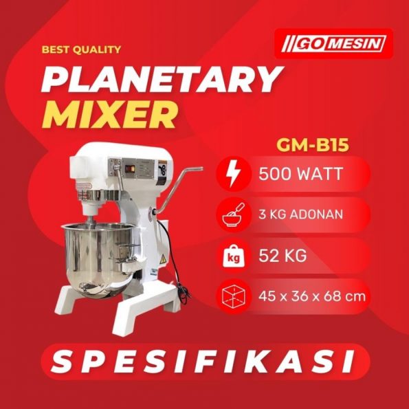 Planetary Mixer Roti GM-B15 2