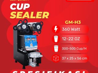 Cup Sealer GM-H3 Mesin Press Cup