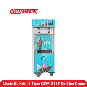 Mesin Es Krim 3 Tuas GPM-818F Soft Ice Cream