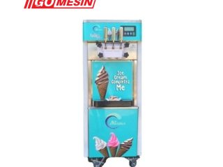 Mesin Es Krim 3 Tuas GPM-818F Soft Ice Cream