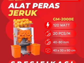 Mesin Peras Jeruk GM-2000E