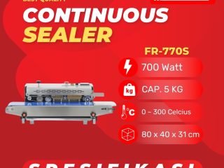 Continuous Sealer FR-770S Mesin Segel Plastik