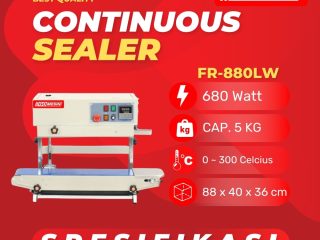 Continuous Sealer FR-880LW Mesin Segel Plastik
