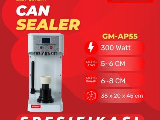 Pet Can Sealer GM-AP55 Mesin Penutup Kaleng
