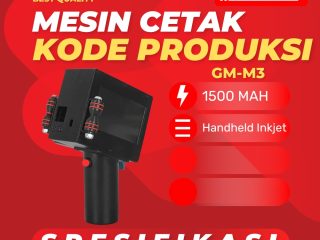 Mesin Cetak Kode Produksi GM-M3 Handheld Inkjet