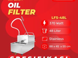 Mesin Penyaring Minyak Goreng Oil Filter LF5-48L
