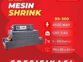 Mesin Shrink BS-300 Mesin Packing Plastik Wrap