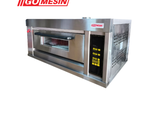 Oven Bakery Kualitas Terbaik GM-RFL12D Oven Gas 1 Deck 2 Tray