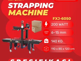 Mesin Strapping - Strapping Machine FXJ-6050 Packing Kardus Tali Strap