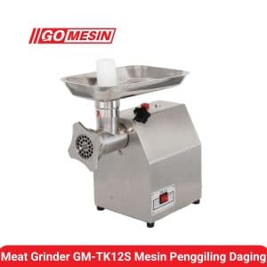Mesin Penggiling Daging Gomesin GM-TK12S berbahan stainless steel food grade