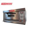 Oven gas komersial Gomesin berbahan stainless steel untuk usaha bakery, toko roti, dan bisnis kue dengan kontrol suhu digital.